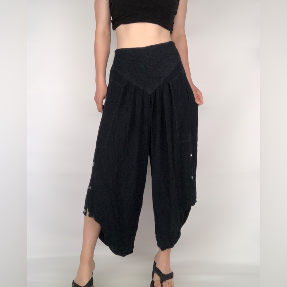 Navy Women's Wide-Leg Pants